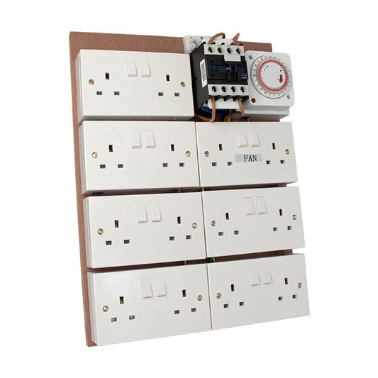 12 + 2 Way Contactor Timer Board