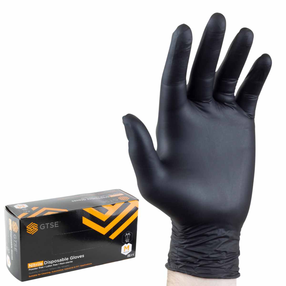 Black Nitrile Gloves