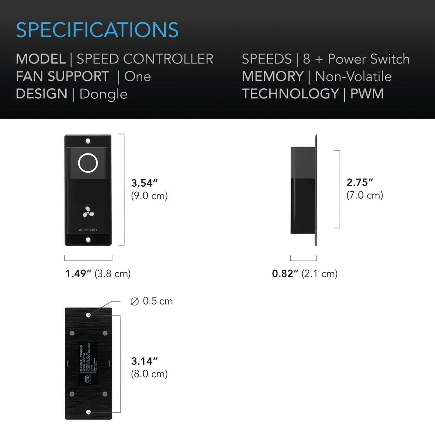 S6 Cloudline Inline EC Fan - AC Infinity